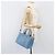 Sac à main LOUIS VUITTON Canapa PM Canvas 2 voies Bleu Clair Or LV Auth 199874V - vue 27