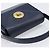 GIVENCHY Handtasche aus Leder Navy Gold Auth 200997 Golden Marineblau - Ansicht 6