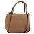 Borsa a mano PRADA in pelle 2way Beige Silver Auth ka5958SAM Argento