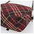 Borsa a tracolla BURBERRY Nova Check Blue Label in tela rossa e argento Auth 201971A Rosso - vista 16