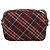 Borsa a tracolla BURBERRY Nova Check Blue Label in tela rossa e argento Auth 201971A Rosso - vista 2