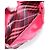 Borsa a tracolla BURBERRY Nova Check Blue Label in tela rossa e argento Auth 201971A Rosso - vista 21