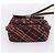 Borsa a tracolla BURBERRY Nova Check Blue Label in tela rossa e argento Auth 201971A Rosso - vista 5