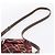 Borsa a tracolla BURBERRY Nova Check Blue Label in tela rossa e argento Auth 201971A Rosso - vista 8