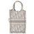 Borsa Christian Dior Trotter Canvas Oblique Book Tote Mini Bag 2way Gray Auth 200245V Marrone D'oro - vista 2