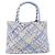 Borsa Tote Salvatore Ferragamo Canvas Purple Auth hk4016 Porpora - vista 13
