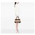 Borsa Tote Gucci GG Canvas Web Mayfair Beige - vista 6