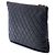 Clutch Chanel Large Quilted Lambskin O Case Nera Nero - vista 2