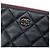 Clutch Chanel Large Quilted Lambskin O Case Nera Nero - vista 5