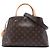 Borsa Satchel Louis Vuitton Monogram Montaigne MM Marrone