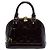 Borsa Satchel Louis Vuitton Monogram Vernis Alma BB Purple Porpora