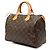 Borsa Boston Louis Vuitton Monogram Speedy 30 Marrone - vista 2