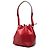 Borsa secchiello Louis Vuitton Epi Petit Noe rossa Rosso - vista 2