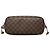 Borsa Tote Louis Vuitton Damier Ebene Neverfull PM Marrone - vista 3