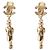 Orecchini a clip Mademoiselle Chanel CC placcati in oro D'oro