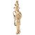 Orecchini a clip Mademoiselle Chanel CC placcati in oro D'oro - vista 12