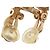 Orecchini a clip Mademoiselle Chanel CC placcati in oro D'oro - vista 13