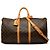 Borsa da viaggio Louis Vuitton Monogram Keepall Bandouliere 55 Marrone