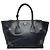 Double Borsa Satchel Prada in vitello Glace blu con doppio manico e doppie tasche