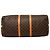 Borsa da viaggio Louis Vuitton Monogram Keepall Bandouliere 60 Marrone - vista 3