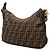 Borsa a tracolla Fendi Zucca Canvas marrone - vista 2