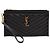 Autre Marque Borsa Pochette Saint Laurent Large Grain De Poudre Matelasse Cassandre Nera Nero