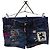 Pantaloncini in denim Dsquared2 con patch Caten Twins Nero Bianco Rosso Blu