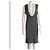 Vestido sin mangas Balenciaga con cuello drapeado Blanco Gris - vista 4