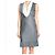 Vestido sin mangas Balenciaga con cuello drapeado Blanco Gris - vista 5