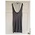 Vestido sin mangas Balenciaga con cuello drapeado Blanco Gris - vista 6