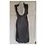 Vestido sin mangas Balenciaga con cuello drapeado Blanco Gris - vista 9