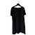 Vestido corto de algodón negro Chanel