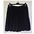 Falda Chanel de lana negra plisada Negro - vista 2