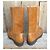 Autre Marque Botas de caña media Maze de cuero y pelo de poni marrón Castaño - vista 4