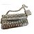 Paco Rabanne Borsa Baguette in Metallo Argentato Argento