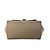 Céline Celine Trapeze Borsa in Pelle e Camoscio Beige - vista 7