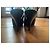 Chanel Décolleté Slingback in pelle nera e oro Nero D'oro - vista 5