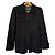 Autre Marque Giacca in lana nera Metradamo con zip Nero