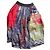 Saia midi Etro com estampa patchwork Preto Branco Vermelho Azul Verde Cinza Roxo