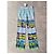 MSGM weite Seidenhose mit mehrfarbigem Tie-Dye-Print Blau Mehrfarben Grün Lila Gelb - Ansicht 6