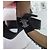 Bcbg Max Azria BCBGMAXAZRIA schwarzer elastischer Gürtel mit Kristallen - Ansicht 5