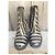 Botines de piel Robert Clergerie Negro Beige - vista 3