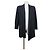 Autre Marque Armani Collezioni Rippstrick-Cardigan Schwarz
