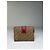 Vintage Dior Monogram Canvas Flap Wallet Brown Red - view 2