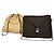 Vintage Loewe Bifold Wallet Nylon Leather Dark Brown Silver Braun