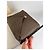 Vintage Loewe Bifold Wallet Nylon Leather Dark Brown Silver Braun - Ansicht 11
