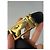 Céline Vintage Celine Ledergürtel Schwarz Goldene Schnalle - Ansicht 3
