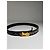 Céline Vintage Celine Ledergürtel Gold Carriage Schnalle Braun Creme - Ansicht 5