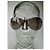 Céline Vintage Celine Shield Sonnenbrille Braun Silber - Ansicht 11