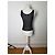 Vintage Issey Miyake ärmelloses Top Black Silver S Schwarz - Ansicht 3
